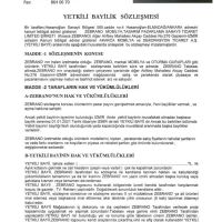 İzmir / Ege Bölgesi Yetki Belgesi